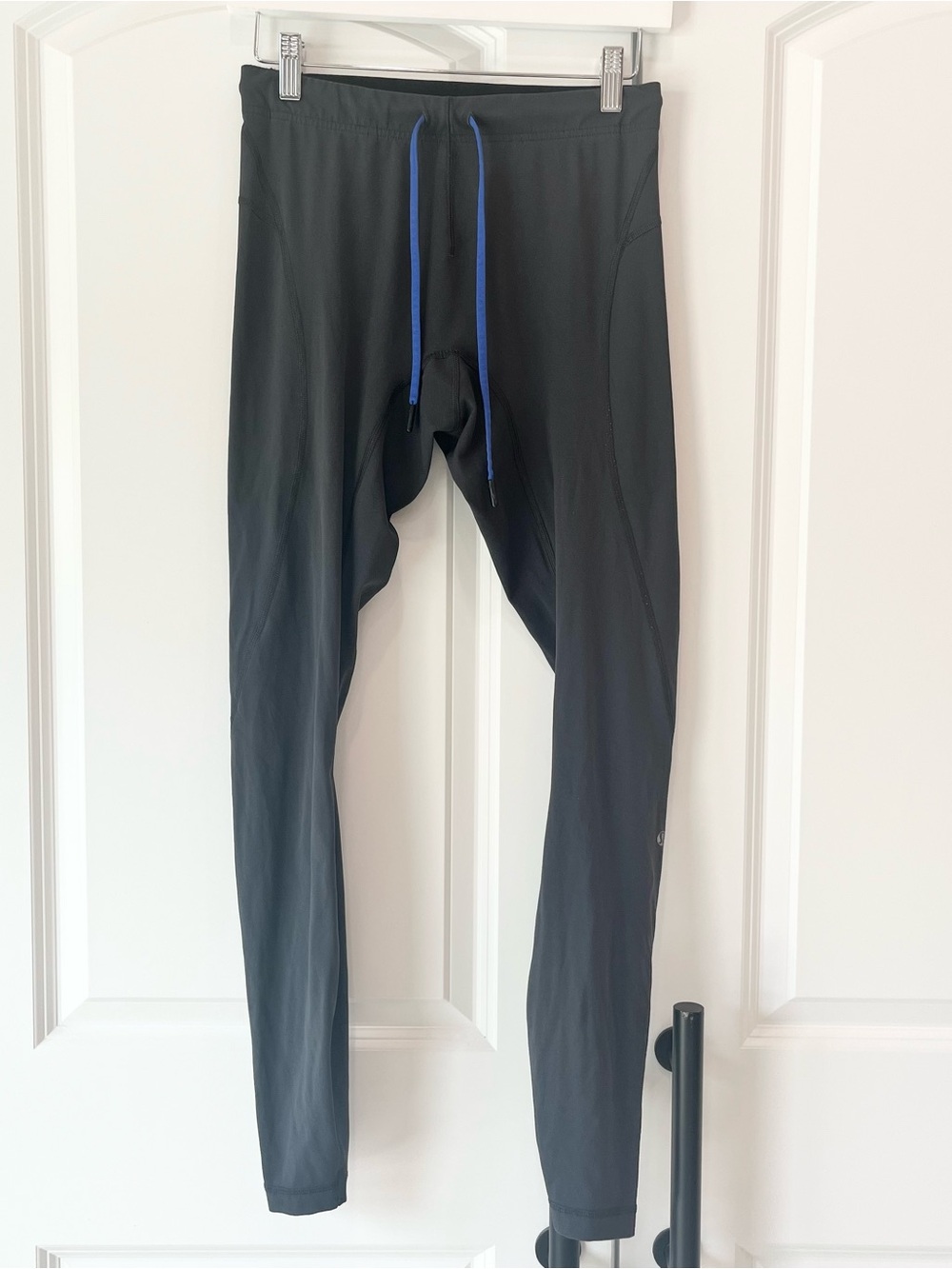 lululemon athletica Black Joggers with Blue Drawcord XS
